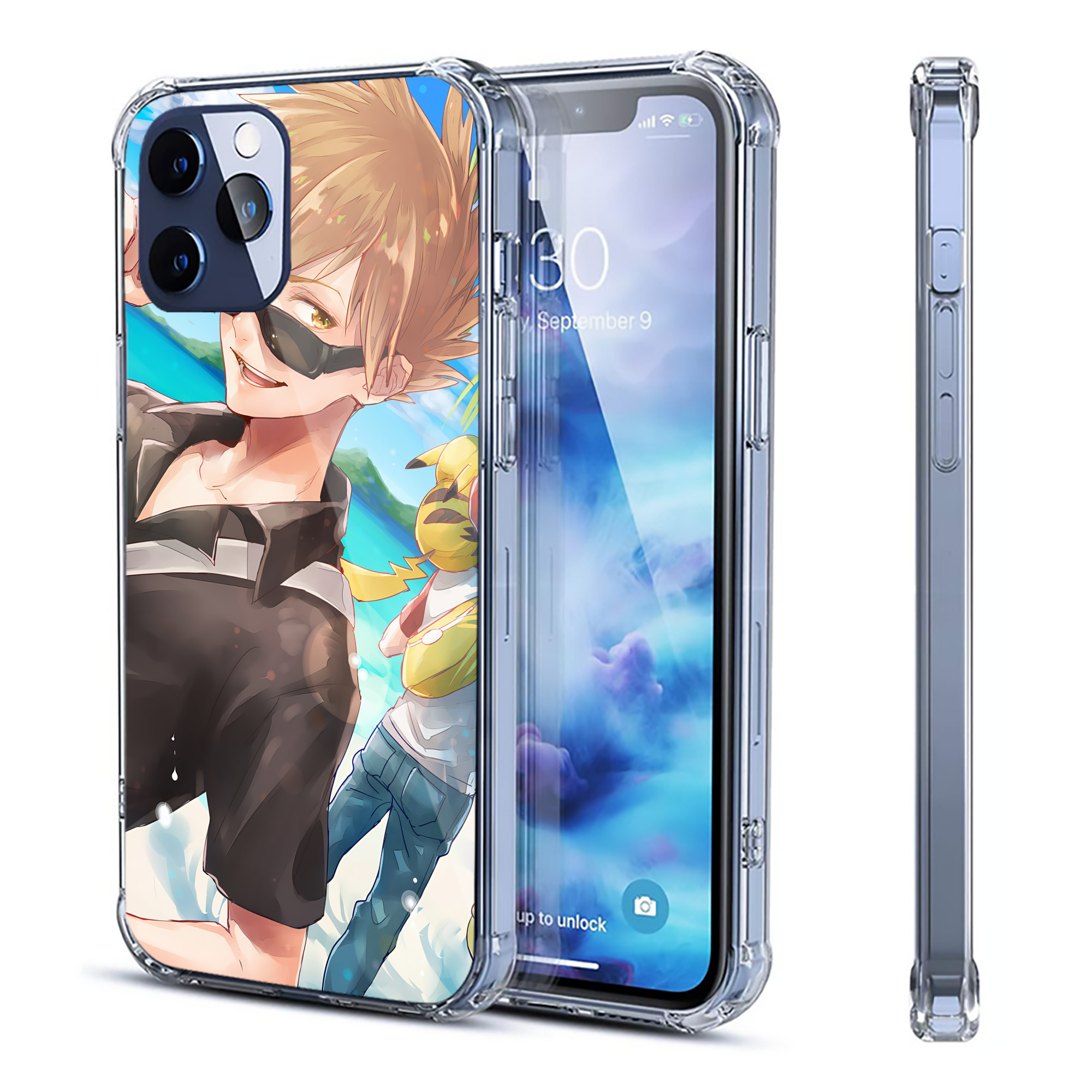 （画像用） ポケットモンスター Pokémon 【iPhone 12シリーズ対応】透明スマホケース（クリアソフトケース）